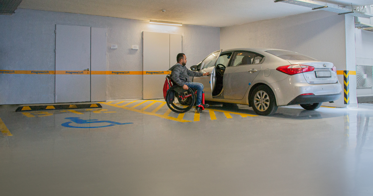 Access Ramp, Parking and Automatic Door Activation Switches