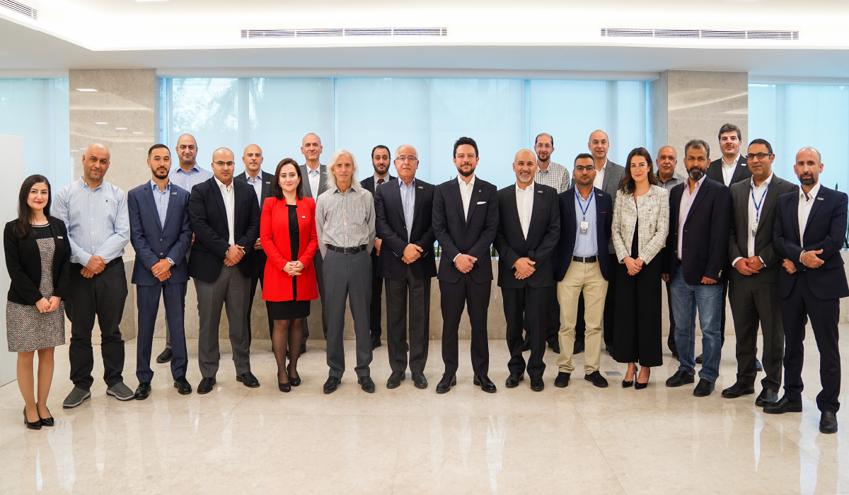 Gentilíssima visita de SAR, o Príncipe Herdeiro da Jordânia