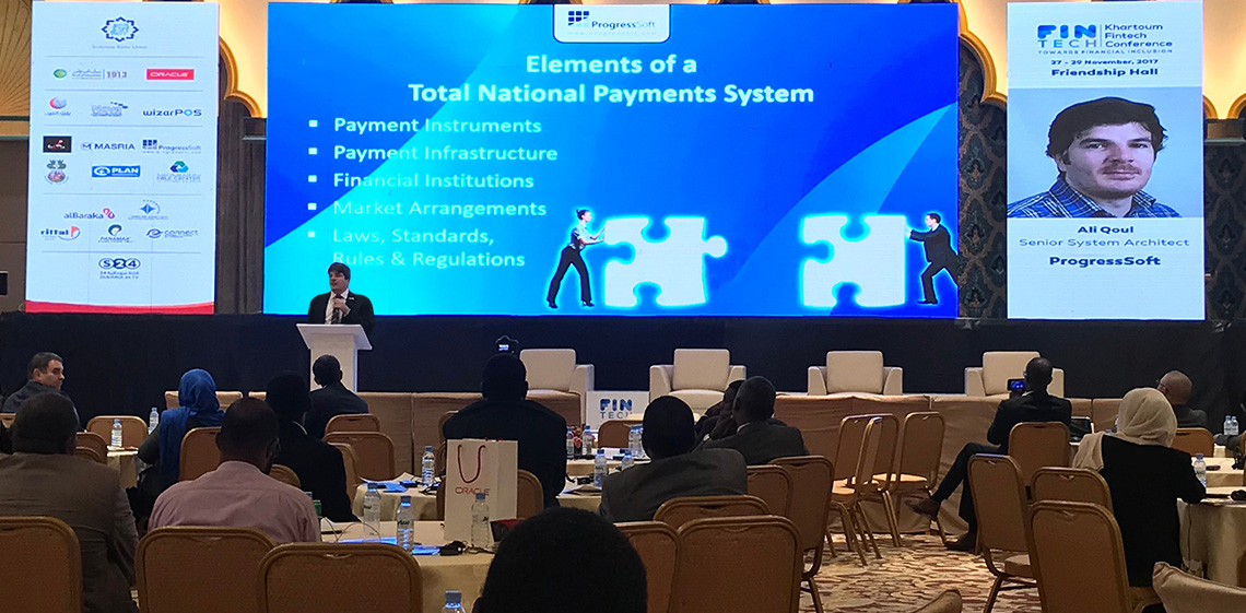 A ProgressSoft Participa como Patrocinador Ouro na Conferência Fintech Cartum 2017